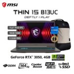 ¡NUEVO SELLADO! MSI Thin 15 | Core i7 13va (10 Núcleos) | RTX 3050 | 144Hz | Teclado Azul + MOCHILA REGALO 🎒