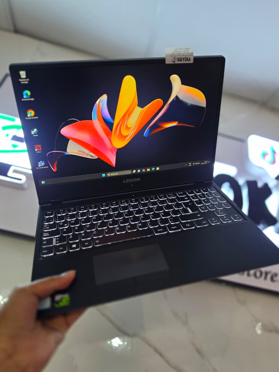WhatsApp Image 2026-08-21 at 1.23.44 PM (2) LAPTOP GAMER LENOVO LEGION Y530 INTEL CORE I5 8300H 8GB RAM 128GB SSD + 1TB HDD - Imagen 1