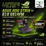 LAPTOP GAMER ASUS ROG STRIX G16 G614FM RYZEN 9 9955HX RTX 5060 16GB RAM 1TB SSD 16" WUXGA 165HZ