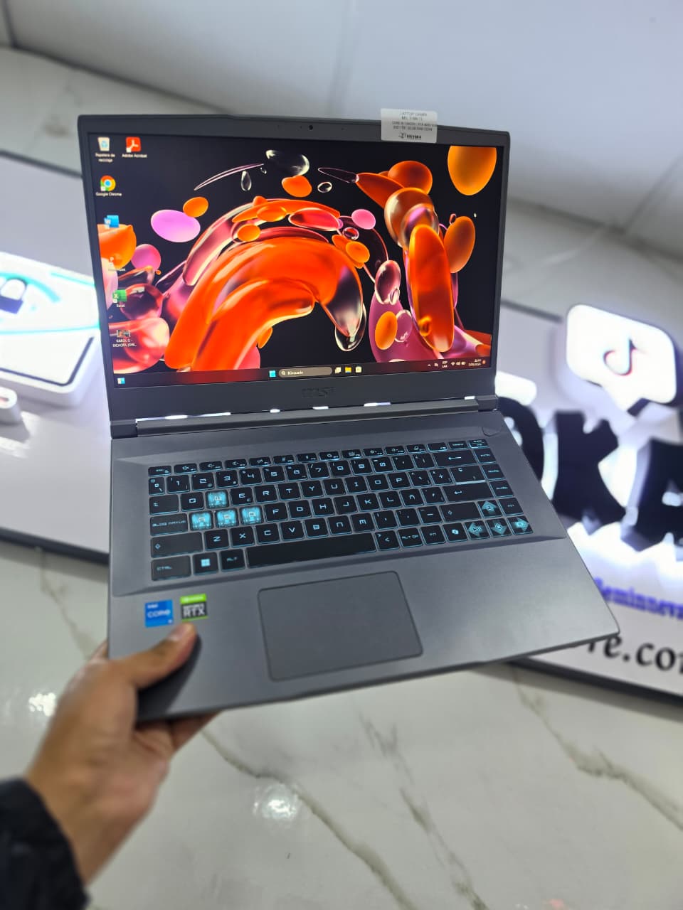 WhatsApp Image 2026-09-05 at 7.06.18 PM LAPTOP GAMER MSI THIN 15 B13VE INTEL CORE I5 13420H RTX 4050 32GB RAM 1TB SSD 15.6" 144H - Imagen 1