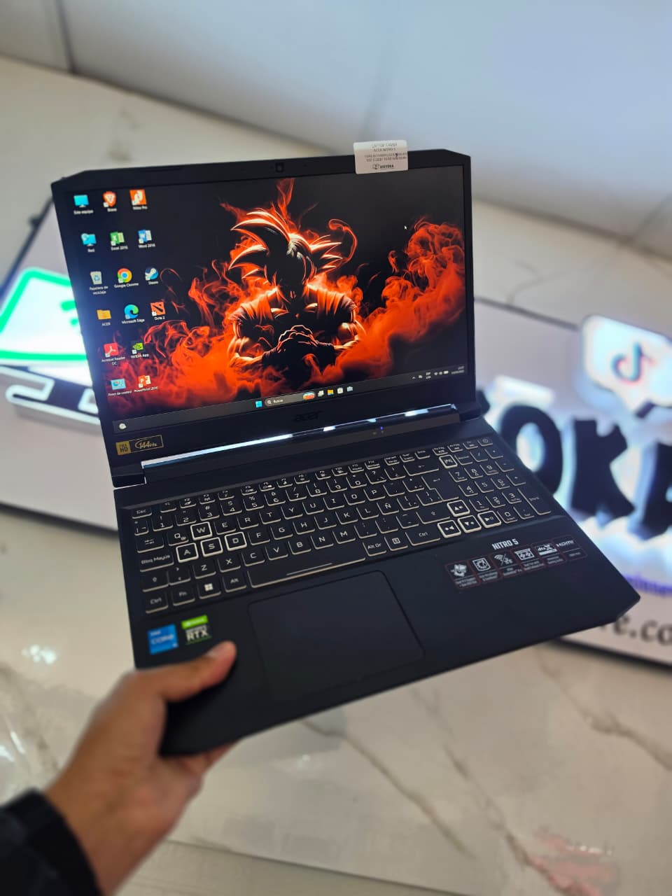 WhatsApp Image 2026-09-14 at 1.00.06 PM LAPTOP GAMER ACER NITRO 5 AN515 57 5323 INTEL CORE I5 11VA GEN RTX 3050 16GB RAM 512GB SSD 15.6" - Imagen 1