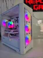 PC GAMER INTEL XEON E5 2680 V4 RX 580 8GB 16GB RAM 512GB M.2 CASE CYBERMAX BLANCO