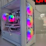 PC GAMER INTEL XEON E5 2680 V4 RX 580 8GB 16GB RAM 512GB M.2 CASE CYBERMAX BLANCO