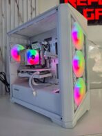 PC GAMER INTEL XEON E5 2680 V4 RX 580 8GB 16GB RAM 512GB M.2 CASE CYBERMAX BLANCO - Imagen 3
