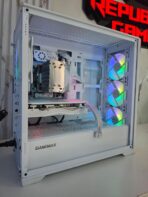 PC GAMER INTEL XEON E5 2680 V4 RX 580 8GB 16GB RAM 512GB M.2 CASE CYBERMAX BLANCO - Imagen 4