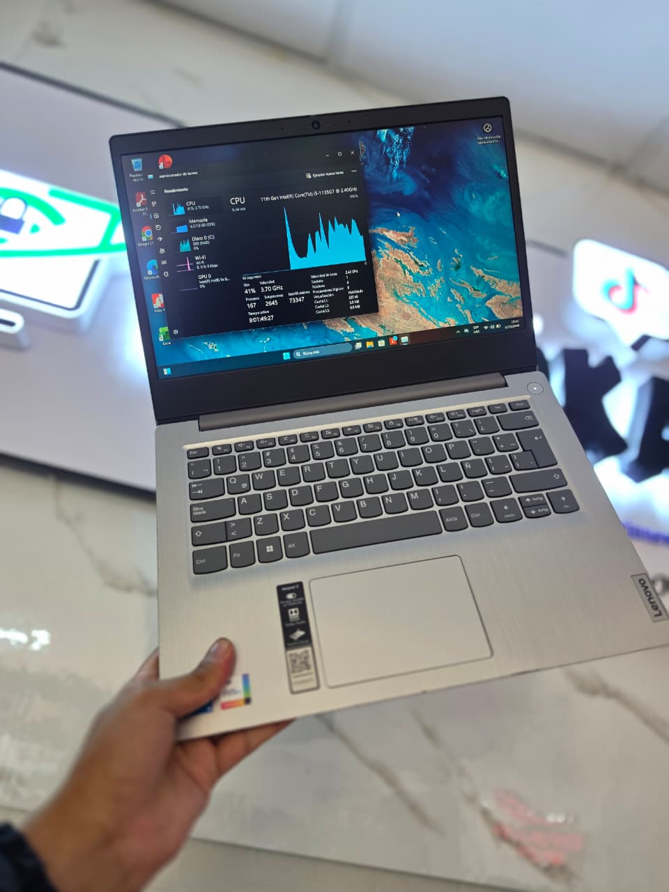 WhatsApp Image 2026-10-02 at 12.49.04 PM (1) LAPTOP LENOVO IDEAPAD 3 INTEL CORE I5 1135G7 8GB RAM 256GB SSD WINDOWS 11 - Imagen 1